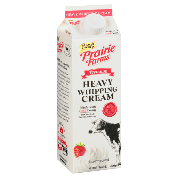 slide 1 of 1, Prairie Farms Gourmet Ultra-Pasteurized Heavy Whipping Cream, 32 oz