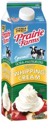 Prairie Farms Gourmet Ultra-Pasteurized Heavy Whipping Cream