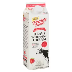 Prairie Farms Gourmet Ultra-Pasteurized Heavy Whipping Cream - 32 oz
