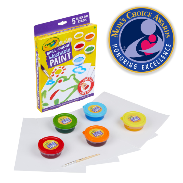 slide 2 of 8, Crayola Spill Proff Washable Paint Kit, 1 ct