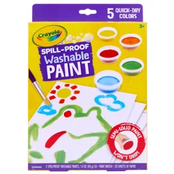 Crayola Spill Proff Washable Paint Kit
