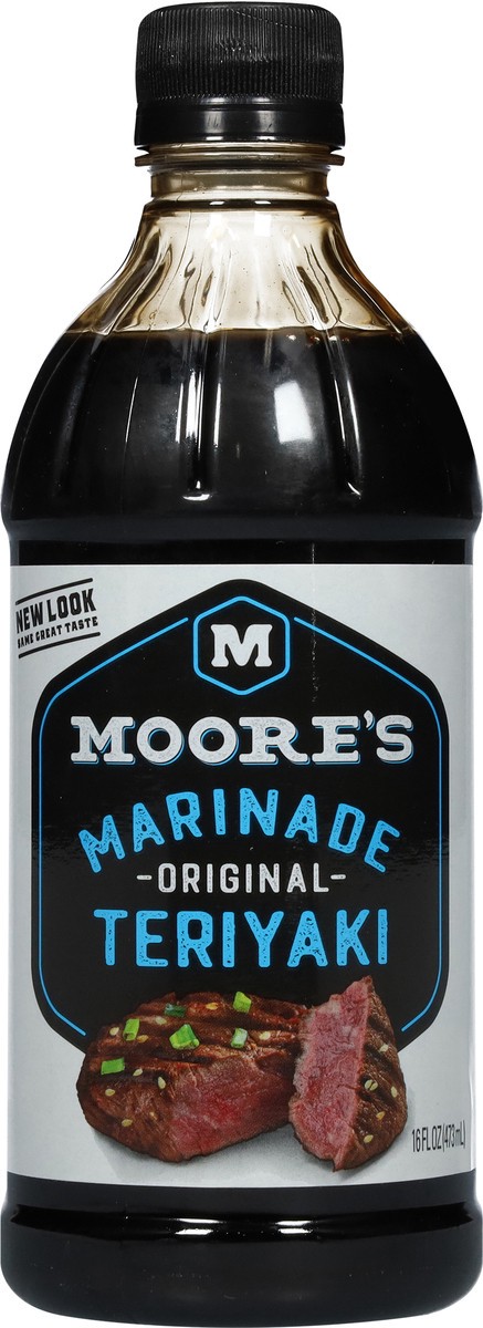 slide 6 of 9, Moore's Teriyaki Marinade, 16 oz