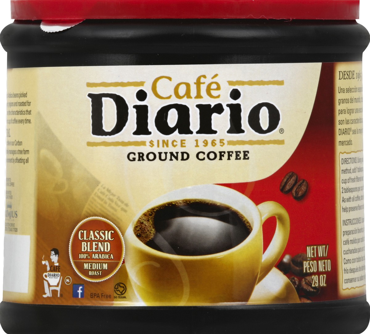 slide 2 of 2, Café Diario Coffee - 29 oz, 29 oz