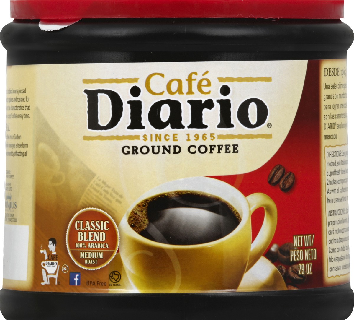 slide 1 of 2, Café Diario Coffee - 29 oz, 29 oz