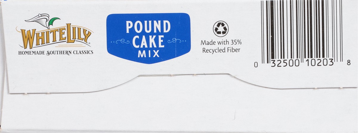 slide 7 of 9, White Lily Pound Cake Mix, 16.2 OZ Box, 16.2 oz
