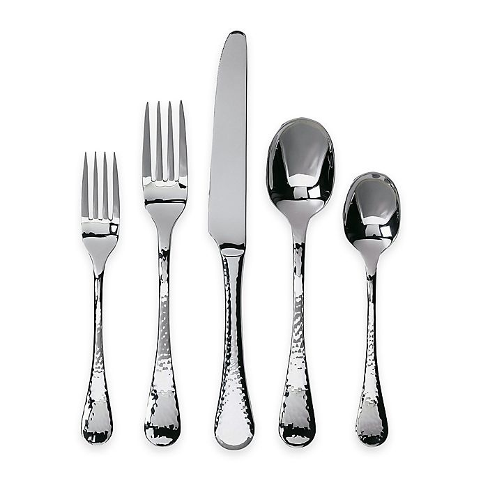 slide 1 of 1, Ginkgo Lafayette Flatware Set, 20 ct