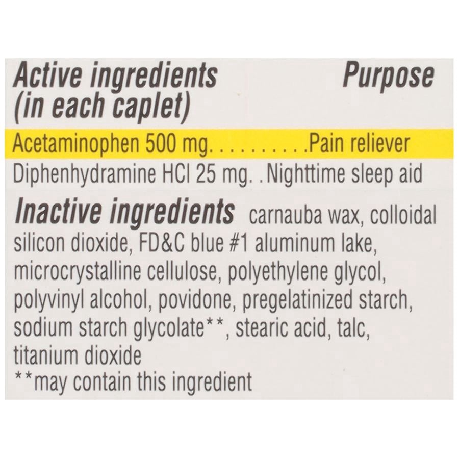 slide 4 of 5, Walgreens Pain Reliever PM Caplets, 24 ct