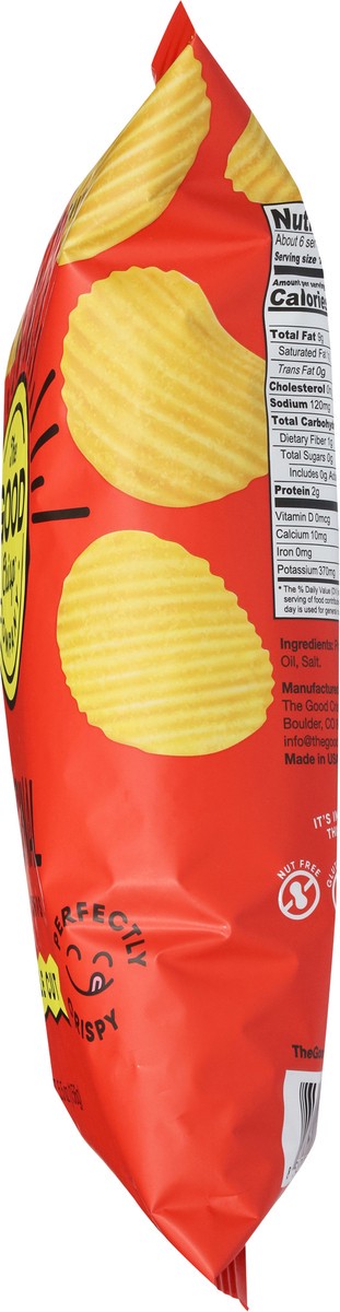 slide 8 of 13, The Good Crisp Company Crinkle Cut Original Potato Chips 5.5 oz, 5.5 oz