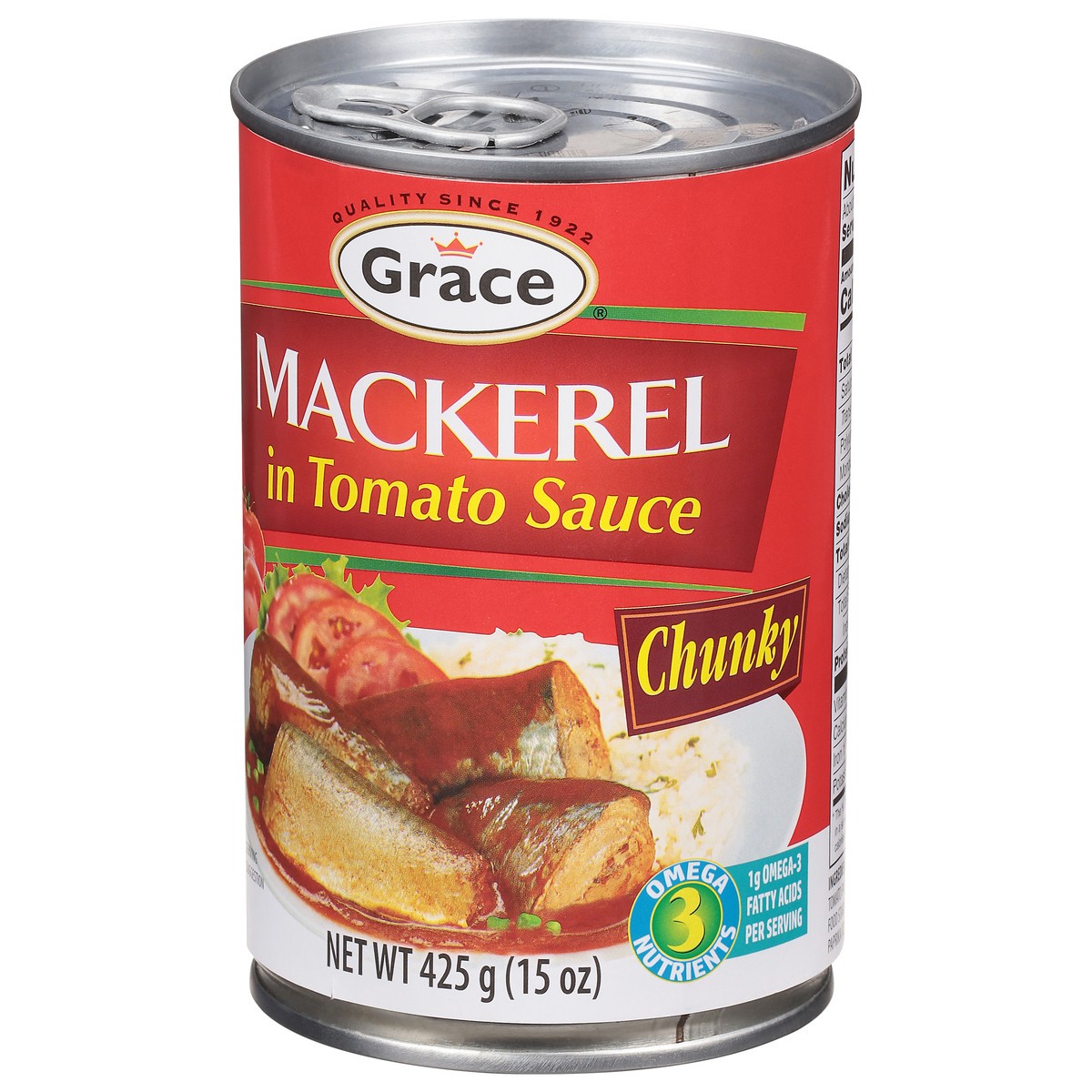 slide 3 of 9, Grace Mackerel In Tomato Sauce, 15 oz