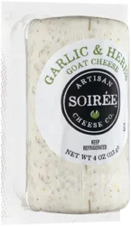 Hy-Vee Soiree Artisan Cheese Co. Garlic & Herbs Goat Cheese