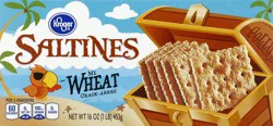 Kroger Saltines Wheat Crackers - 16 oz