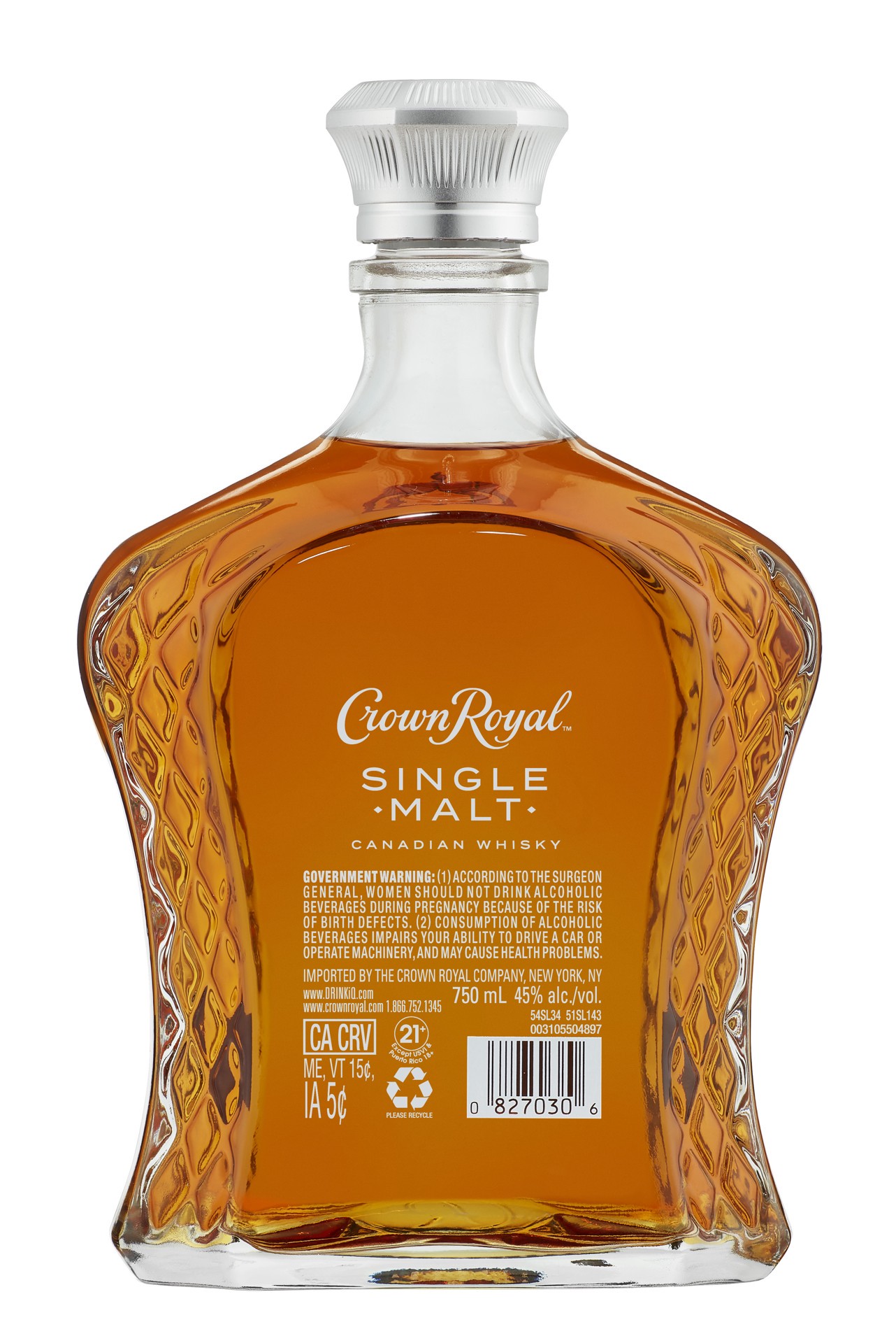 slide 4 of 4, Crown Royal Single Malt Canadian Whisky, 750 mL, 750 ml