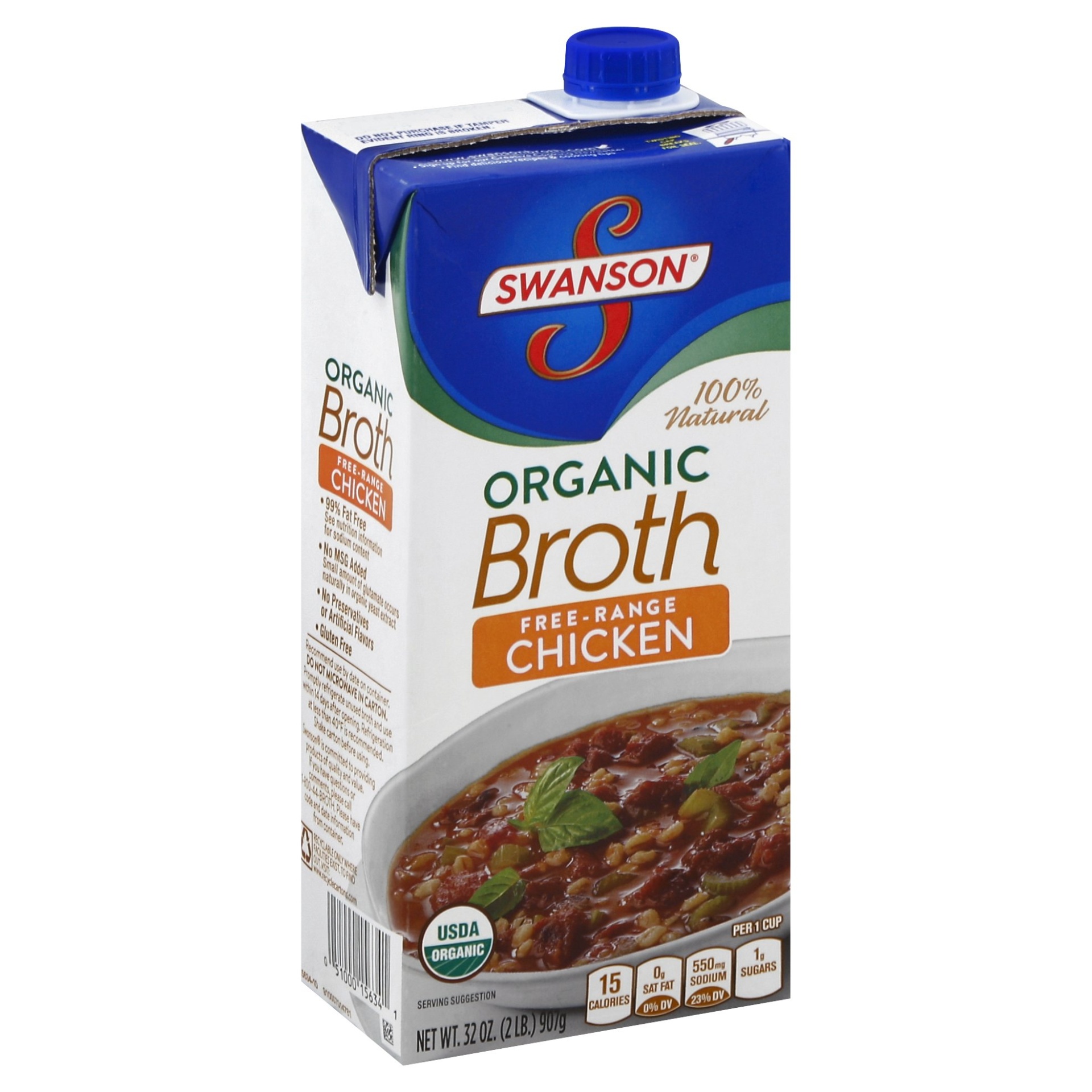 Swanson Organic Chicken Broth 32 oz | Shipt