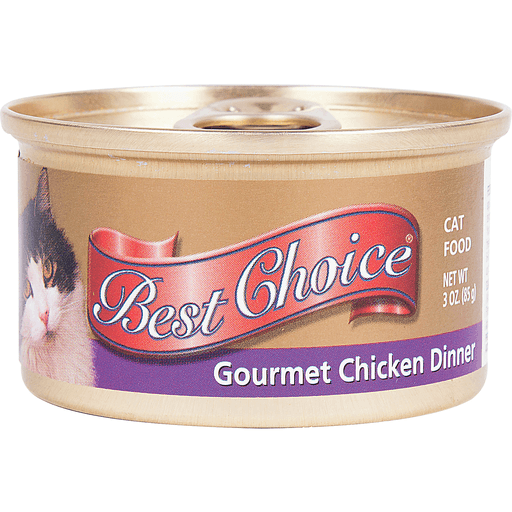 slide 1 of 1, Best Choice Gourmet Chicken Dinner Canned Cat Food, 3 oz