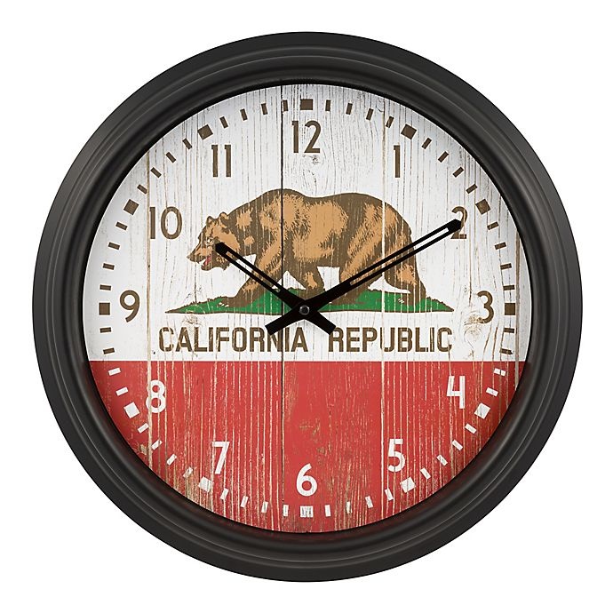 slide 1 of 5, La Crosse Technology La Crosse Clock California Indoor/Outdoor Wall Clock, 1 ct