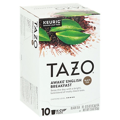 slide 1 of 1, Tazo Tea Cup Awake Eng Breakfast, 10 ct