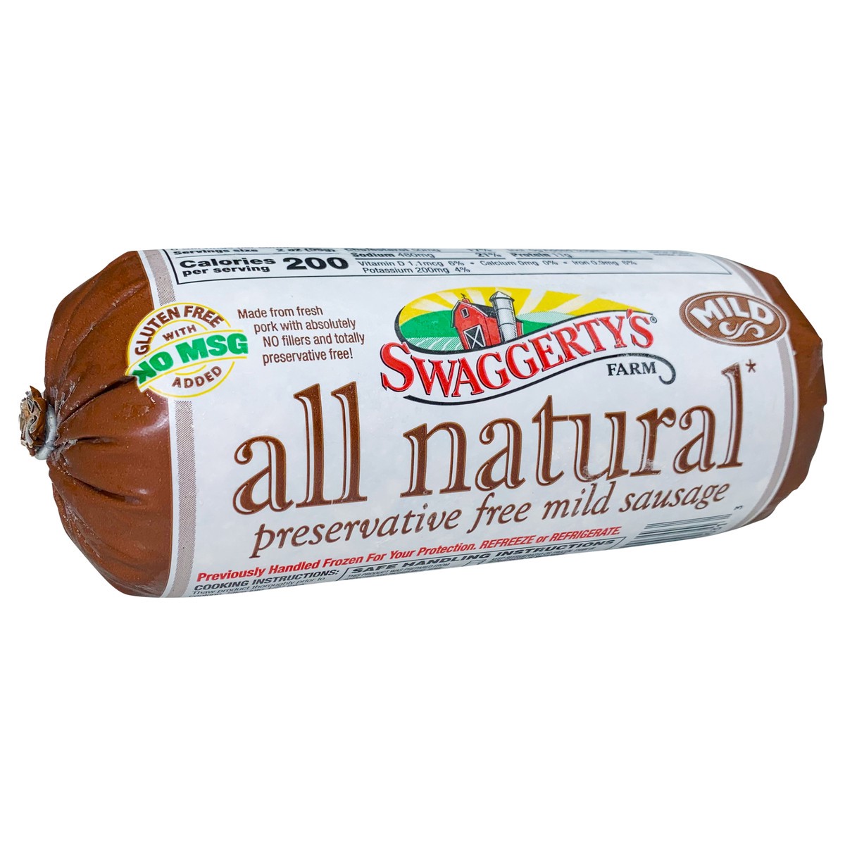 slide 2 of 8, Swaggerty's Farm All Natural Mild Sausage  , 16 oz