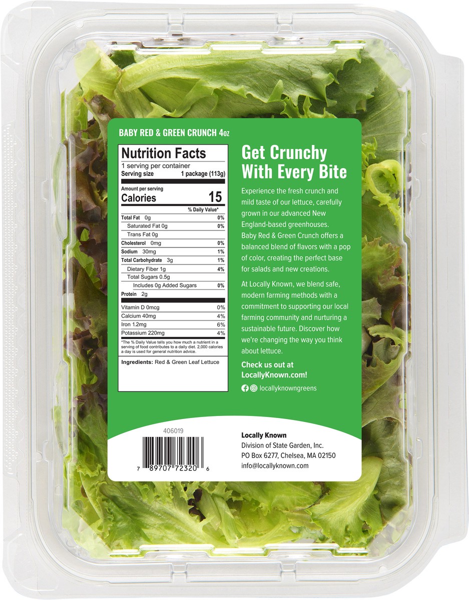 slide 5 of 7, Locally Known 8/4oz Red and Green Crunch, 4 oz