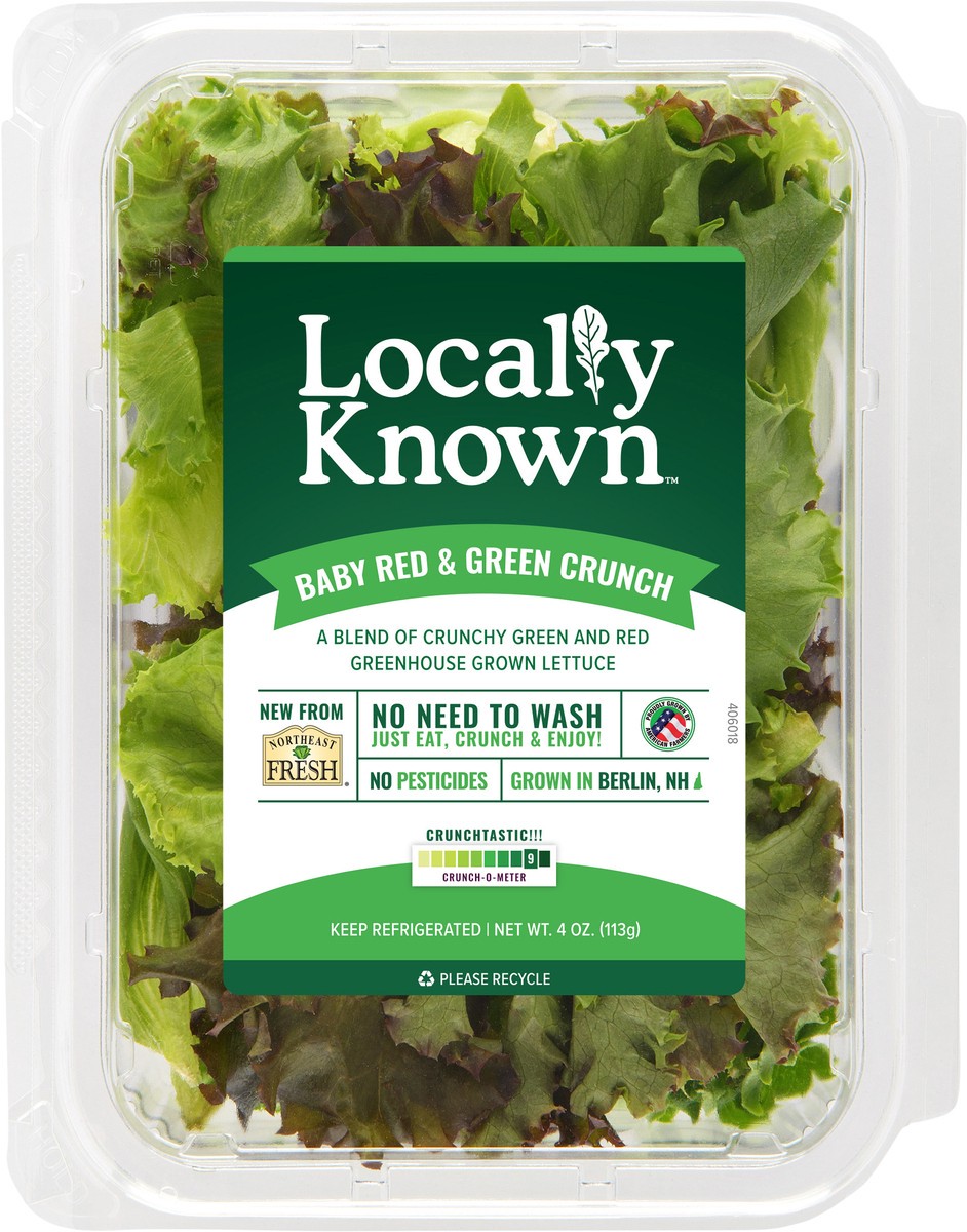 slide 4 of 7, Locally Known 8/4oz Red and Green Crunch, 4 oz