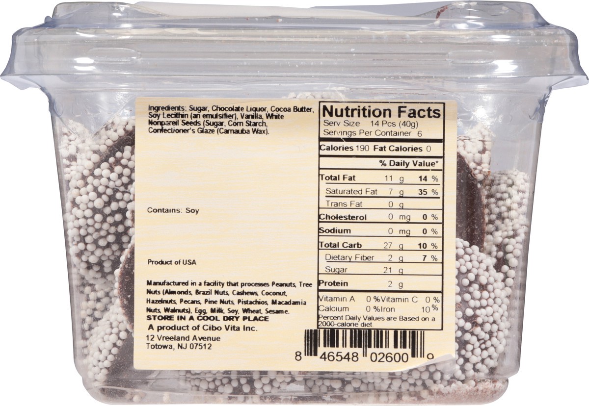 slide 10 of 14, Woodpecker Non-Pareil Chocolate 9 oz, 9 oz