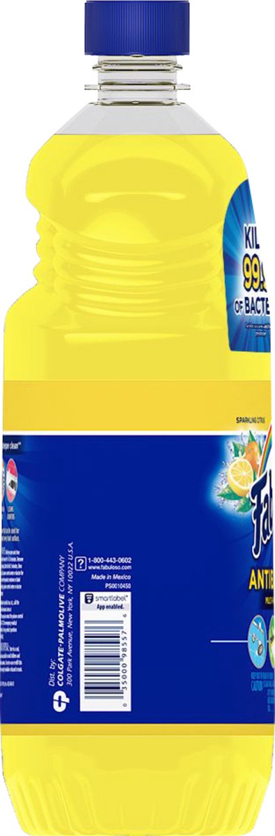 slide 5 of 7, Fabuloso Antibacterial Sparkling Citrus Multi-Purpose Cleaner 48 oz, 48 oz
