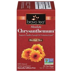 Bravo Tea Chrysanthemum Herbal Tea - 20 ct