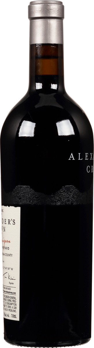 slide 8 of 9, Alexander's Crown Sonoma County Alexander Valley Cabernet Sauvignon 750 ml, 750 ml