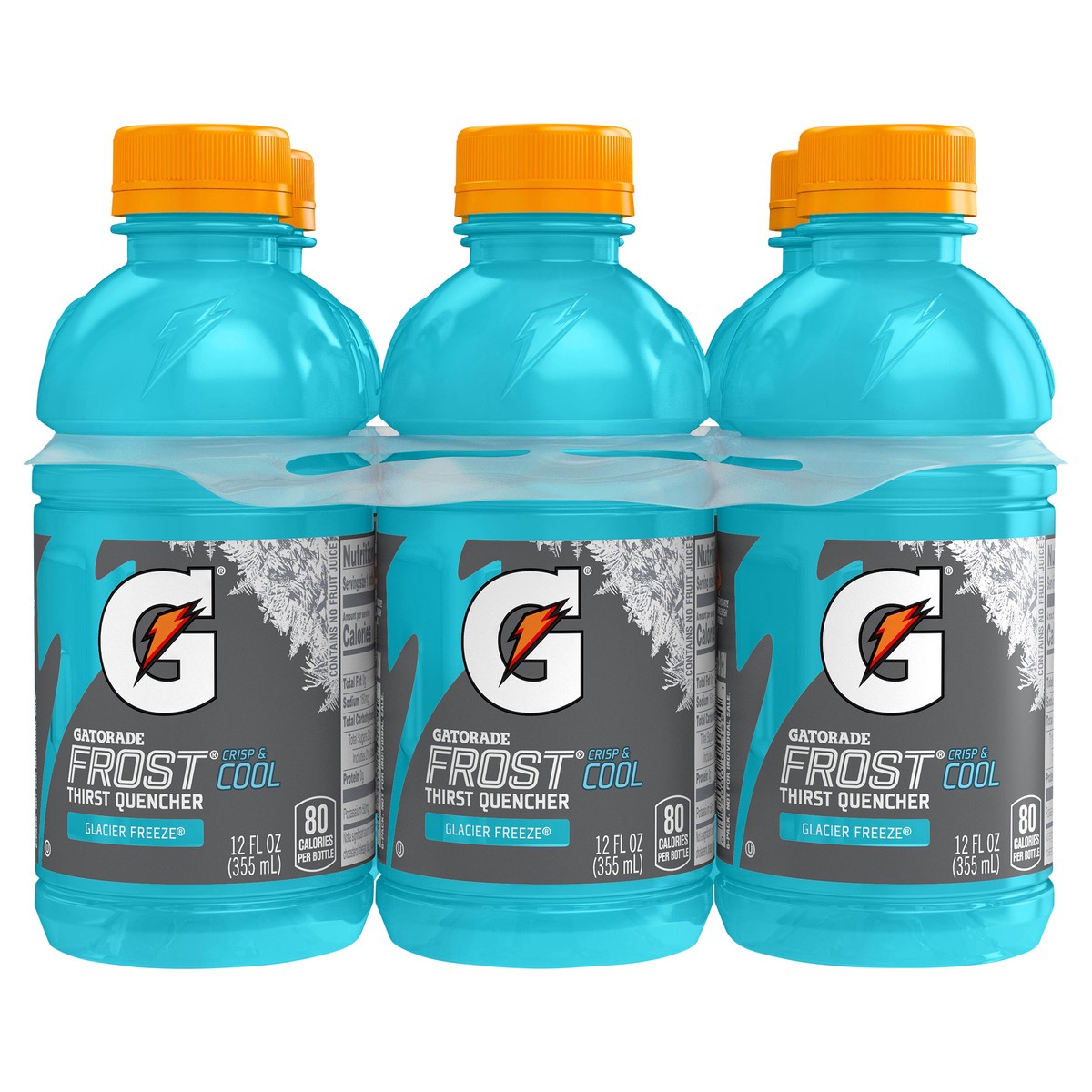 slide 1 of 3, Gatorade Frost Thirst Quencher Glacier Freeze 12 Fl Oz, 6 Count, 6 ct; 12 fl oz