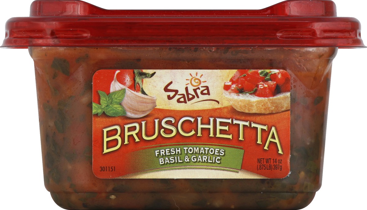 slide 1 of 4, Sabra Bruschetta 14 oz, 14 oz