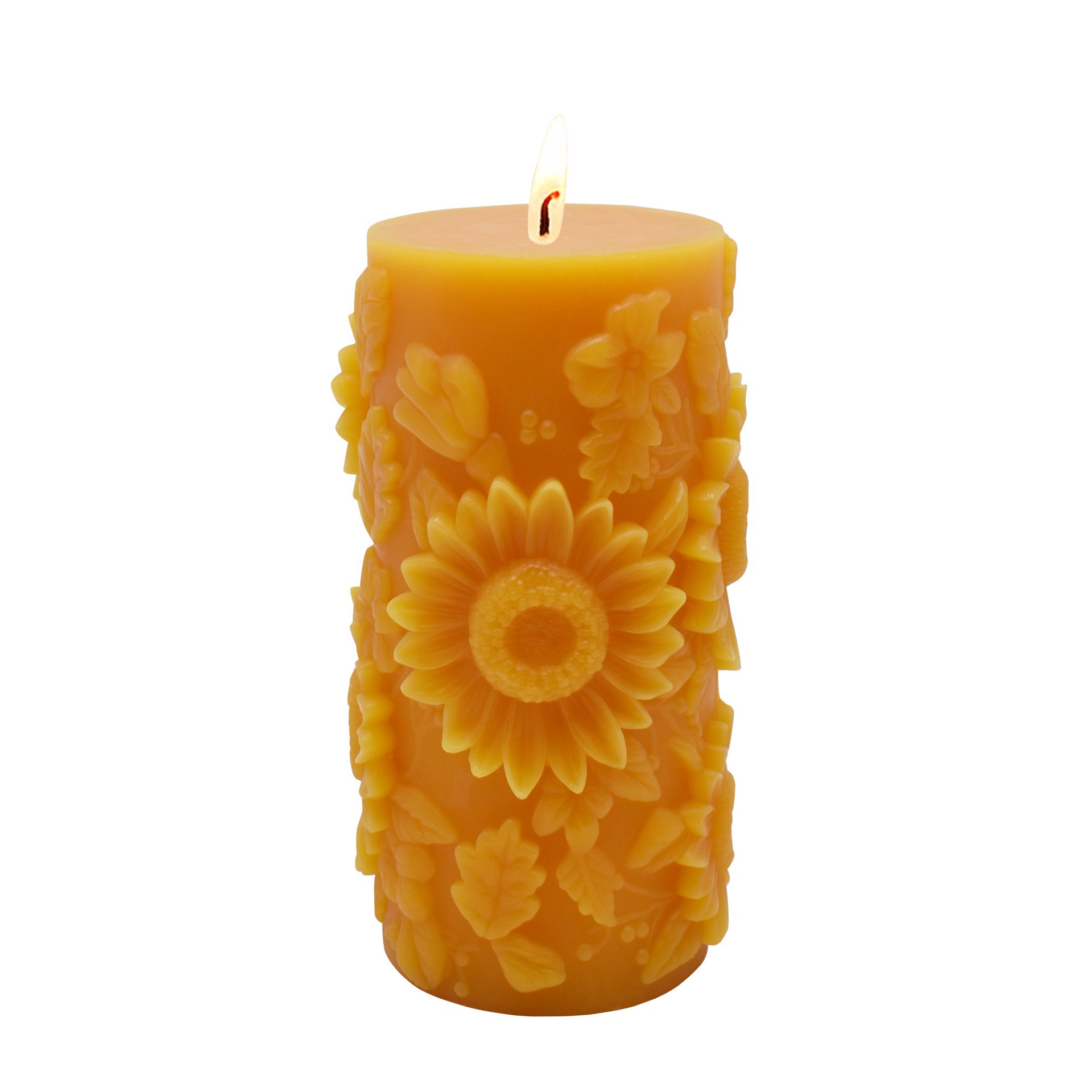 slide 2 of 3, 3" X 6" Scented Sunflower Pillar Candle By Ashland, 3 in x 6 in
