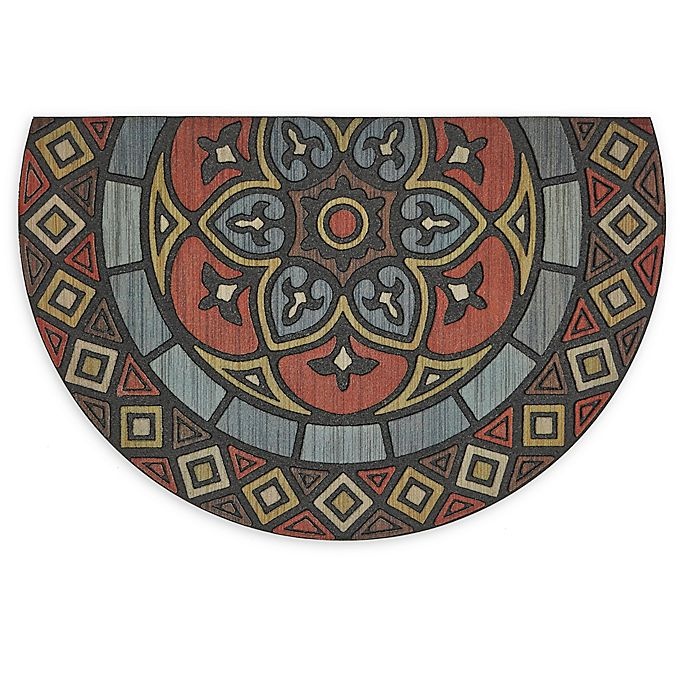 slide 1 of 2, Mohawk Home Venetian Renaissance Slice 23 x 35'' Rubber Door Mat'', 1 ct