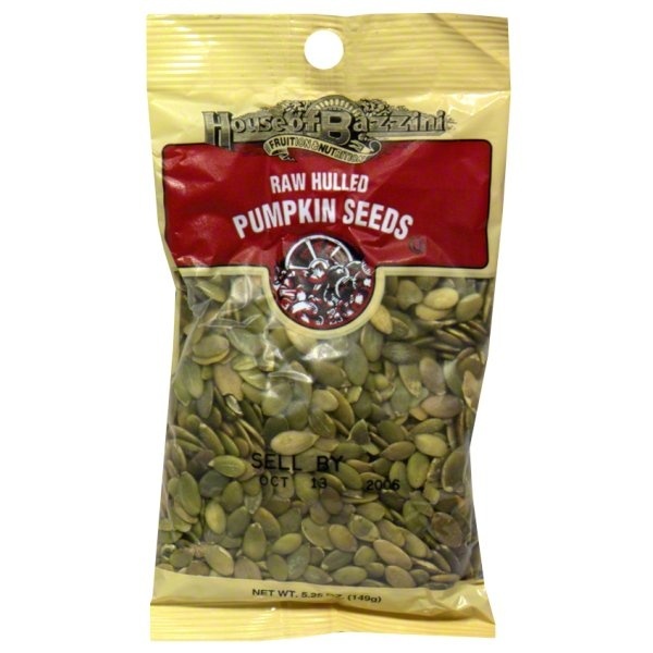 slide 1 of 1, House of Bazzini Raw Hulled Pumpkin Seeds, 5.25 oz