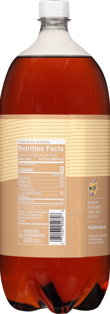 slide 3 of 9, Polar Soda Cream Diet- 2 liter, 67.6 fl oz