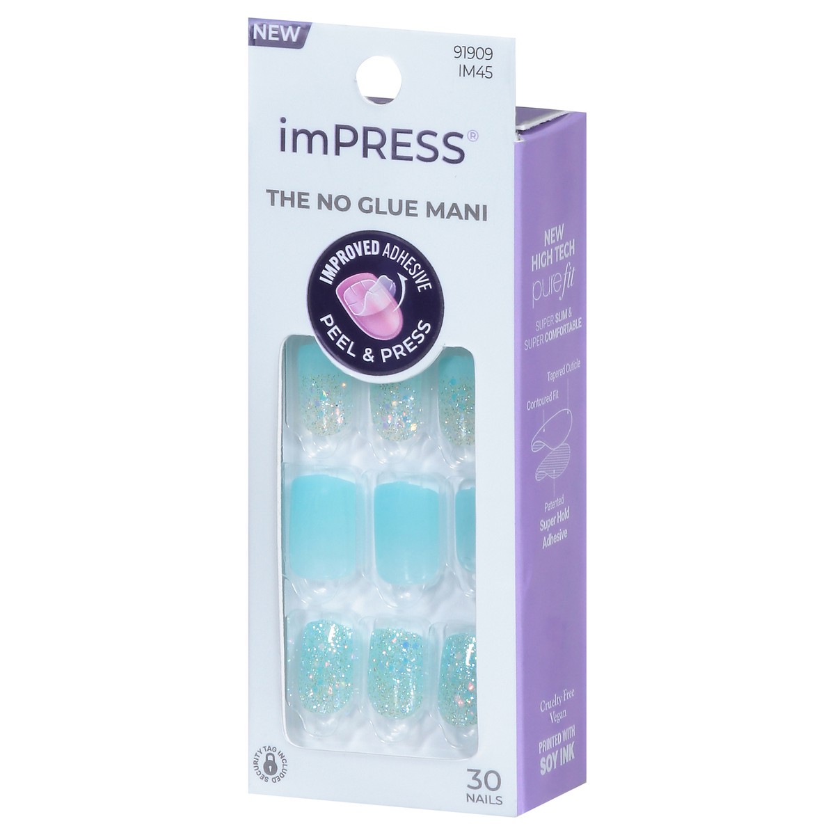 slide 3 of 13, imPRESS Eternity Nails Short 30 ea, 1 ct