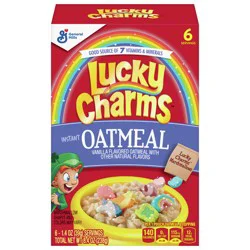 Lucky Charms Instant Oatmeal- 6 ct