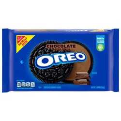 OREO Chocolate Flavored Creme Chocolate Sandwich Cookies, Family Size, 20 oz