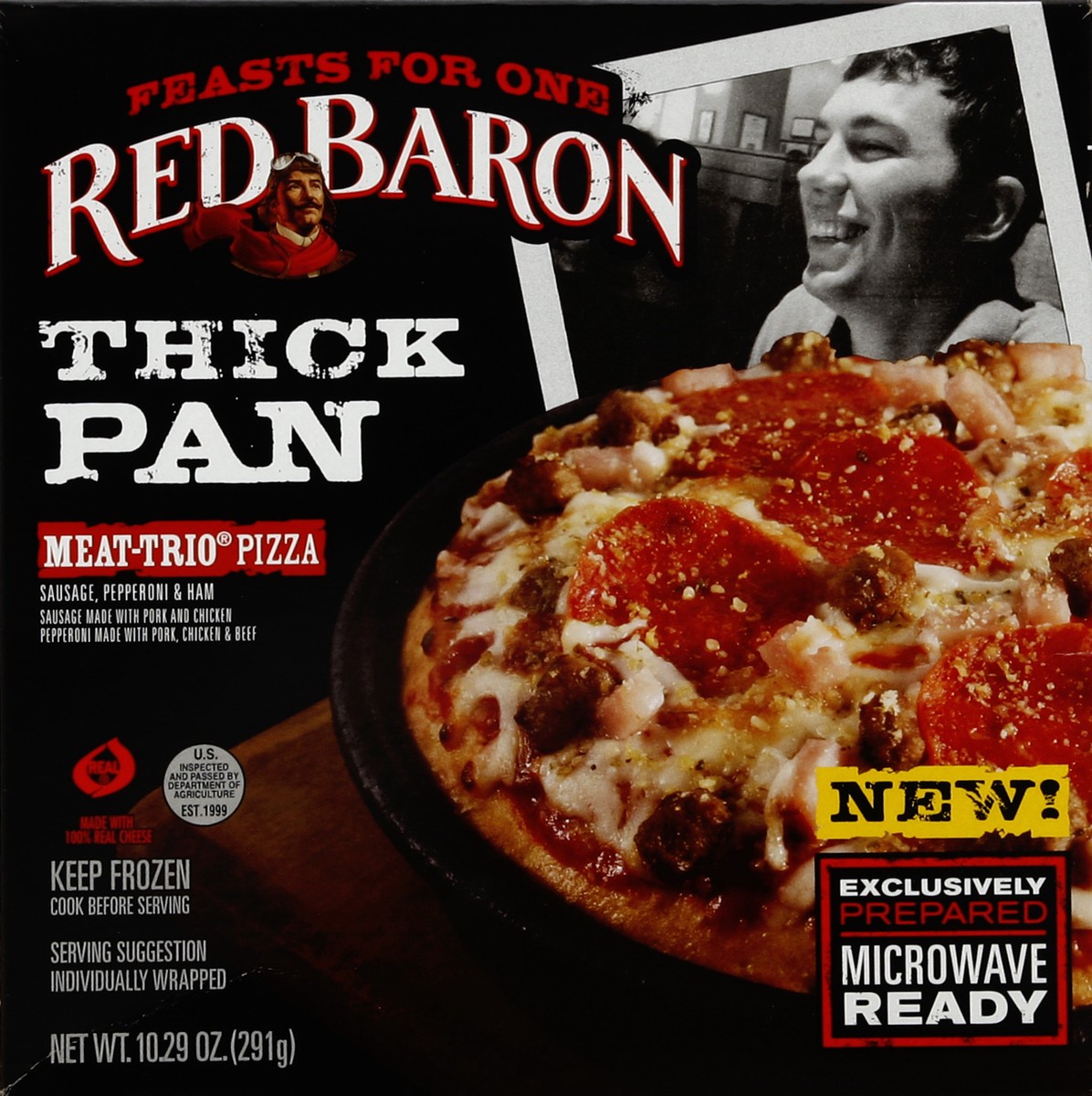 slide 2 of 4, Red Baron Pizza 10.29 oz, 10.29 oz