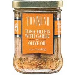 Tonnino Tuna Fillets With Garlic In Olive Oil