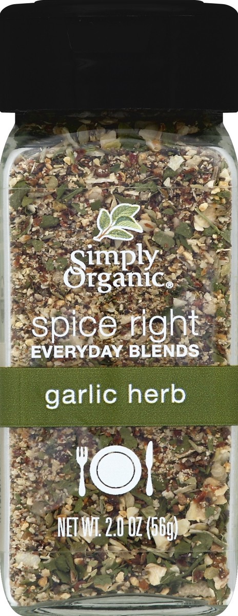 slide 2 of 2, Simply Organic Garlic & Herb Everyday Blends 2.00 oz, 2 oz