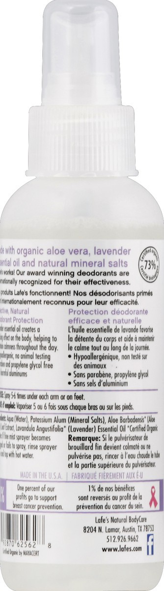 slide 2 of 4, Lafe's Deodorant Spray 4 oz, 4 oz