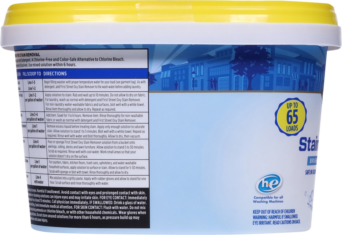 slide 2 of 12, First Street Fs Oxy Clean Laundry Detergent, 3 lb