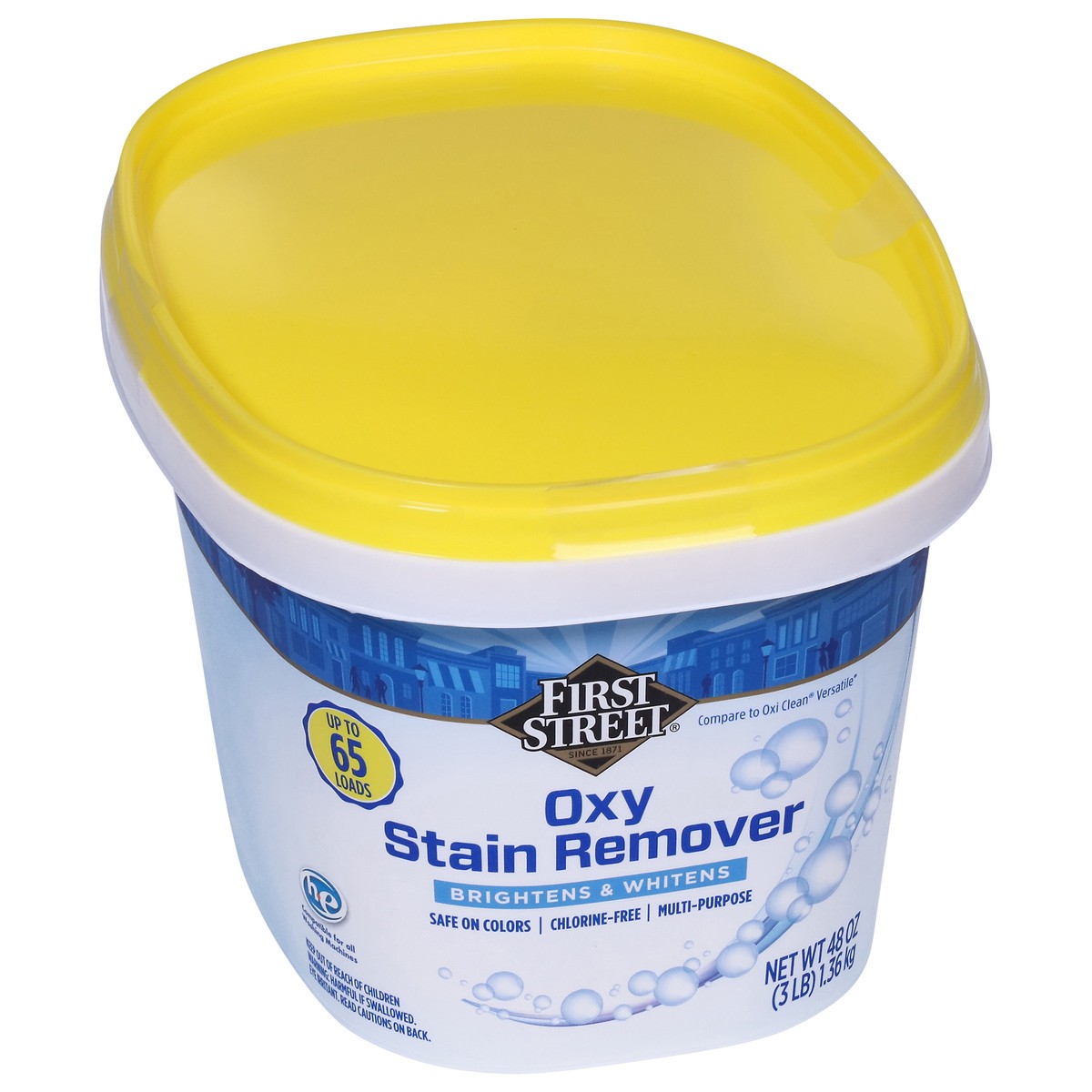 slide 7 of 12, First Street Fs Oxy Clean Laundry Detergent, 3 lb