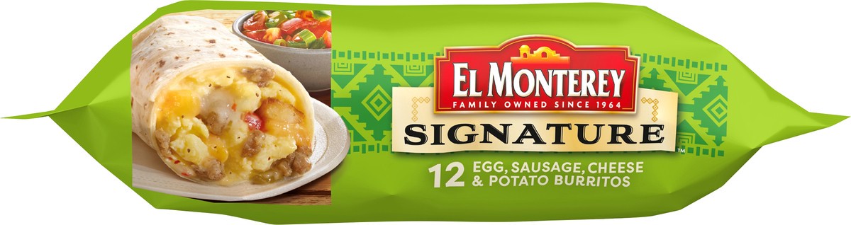 slide 2 of 7, El Monterey Breakfast Burritos, 12 ct