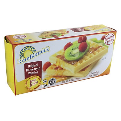 slide 1 of 1, Kinnikinnick Foods Original Homestyle Waffles, 7.8 oz