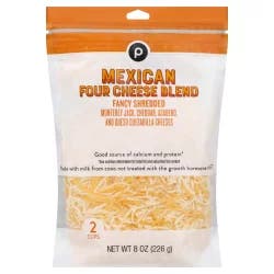 Publix Fancy Shredded Mexican Four Cheese Blend Cheese