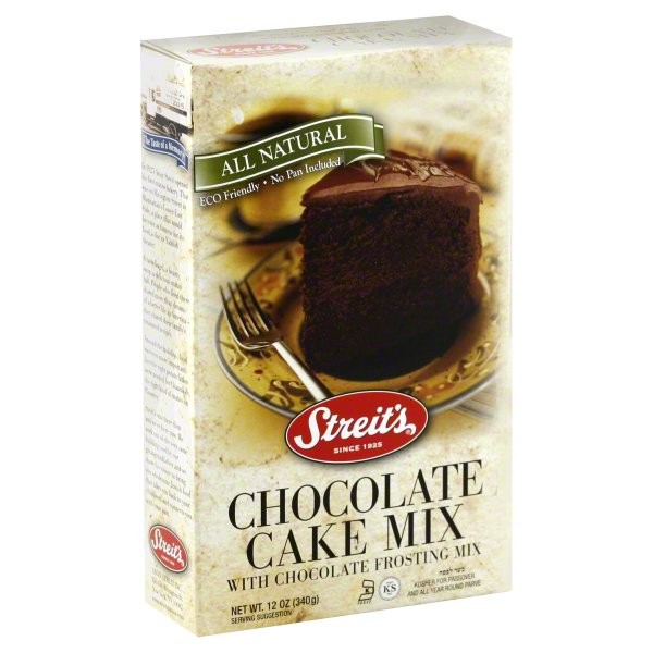 slide 1 of 4, Streit's Cake Mix, Chocolate with Chocolate Frosting Mix, 12 oz