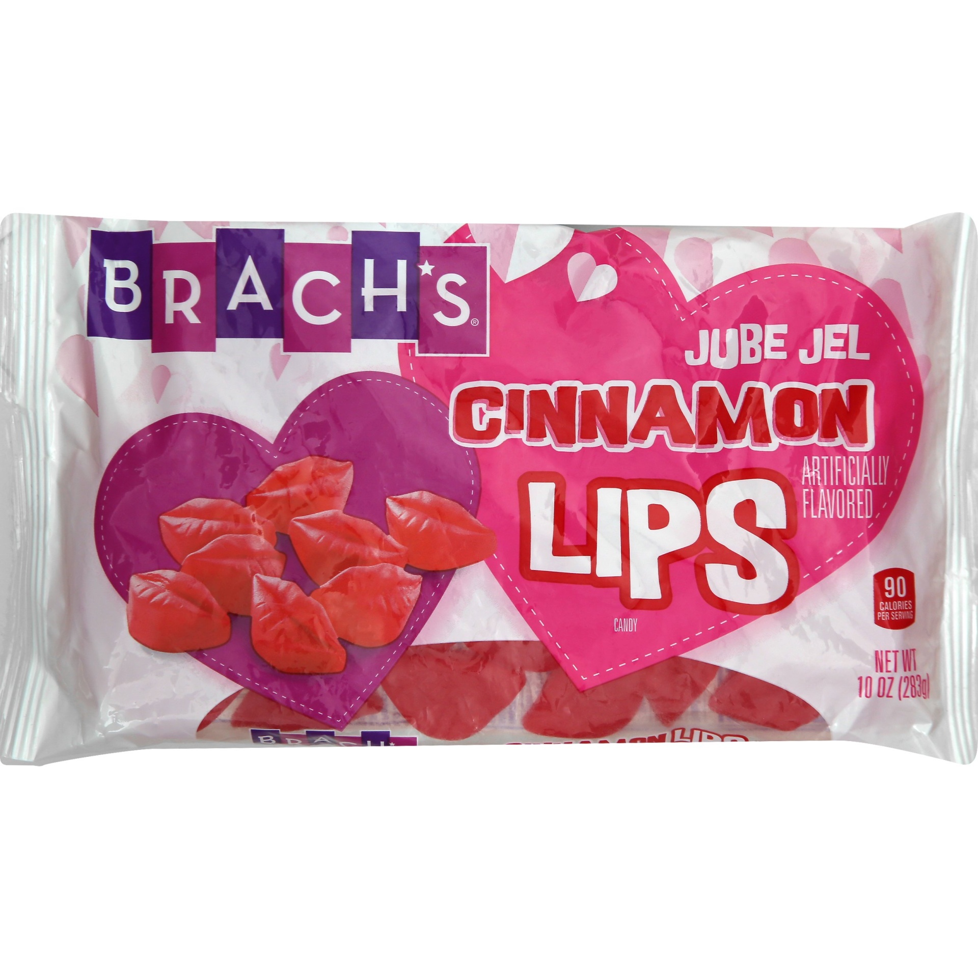 slide 1 of 2, Brach's Cinnamon Jube Jel Lips, 10 oz