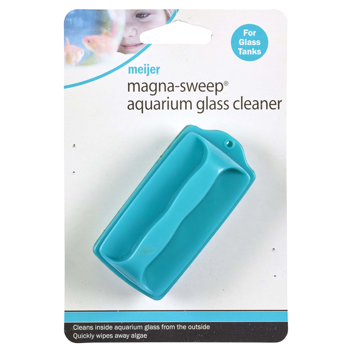 slide 1 of 1, Meijer Magna Sweep Aquarium Glass Cleaner, 1 ct