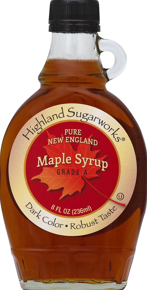 slide 1 of 3, Highland Sugarworks Maple Syrup 8 oz, 8 oz