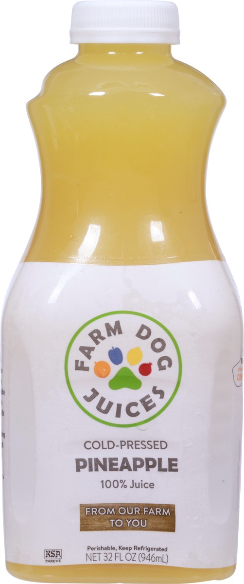 slide 7 of 13, Farm Dog Juices Cold-Pressed Pineapple 100% Juice 32 fl oz, 32 oz